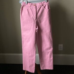 St. John Sport by Marie Gray pink high waist pants